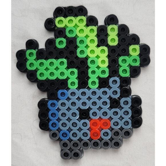 Oddish Menu Icon Pokemon Perler Bead Pixel Art - Picture 2 of 2